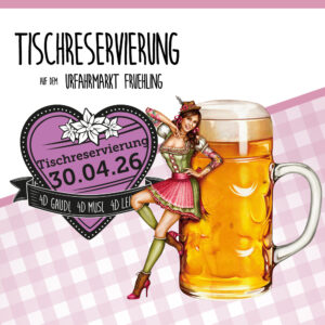 4sFEST Tischreservierung am 30.04.2026 für 8 Personen