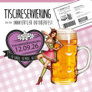 4sFEST Tischreservierung am 12.09.2026 für 8 Personen