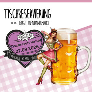 4sFEST Tischreservierung am 27.09.2026 für 8 Personen